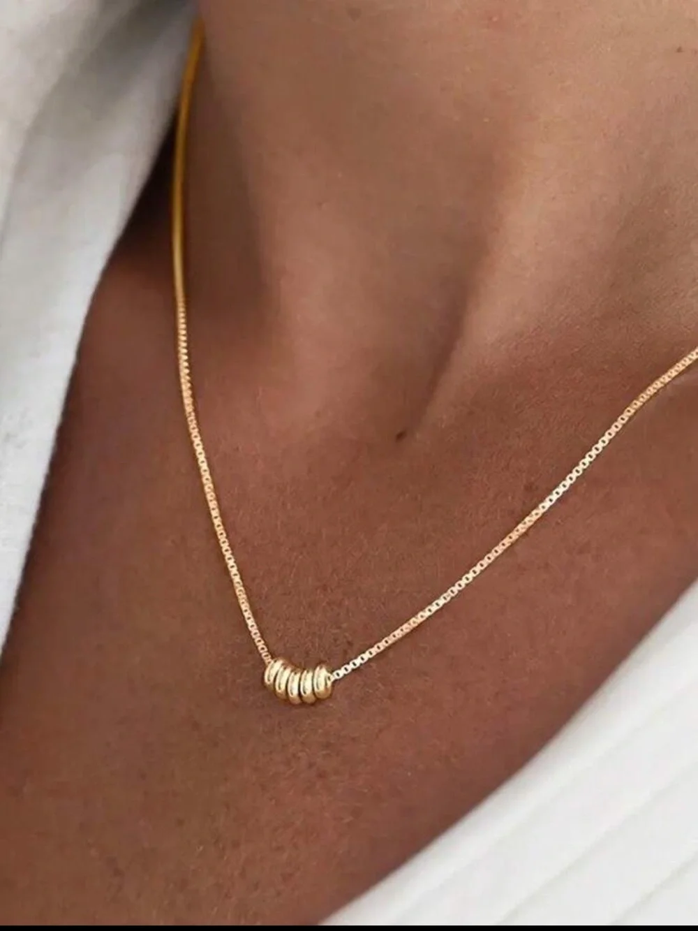 Gold necklace
